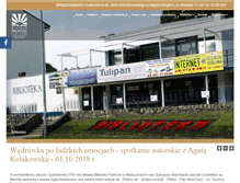 Tablet Screenshot of biblioteka.miedzyzdroje.pl