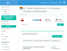 Tablet Screenshot of bip.sp1.miedzyzdroje.pl