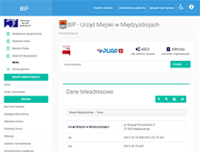 Tablet Screenshot of bip.miedzyzdroje.pl