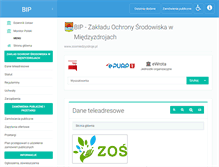 Tablet Screenshot of bip.zos.miedzyzdroje.pl